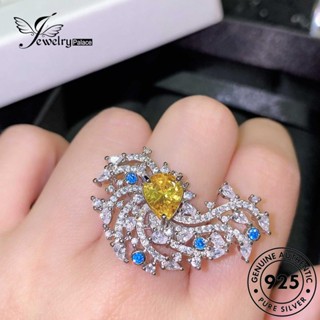 Jewelrypalace แหวนเงิน 925 รูปดอกไม้ เครื่องประดับสตรี R1924