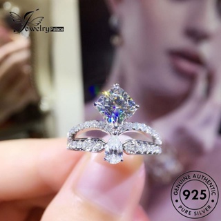 Jewelrypalace แหวนเงิน 925 รูปมงกุฎ ประดับเพชร แฟชั่น สําหรับผู้หญิง R2046