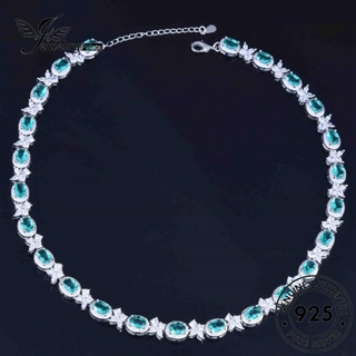 Jewelrypalace ชุดสร้อยคอเงิน 925 ประดับเพชร หรูหรา สําหรับผู้หญิง S224