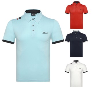 Titleist เสื้อโปโล แขนสั้น สไตล์ใหม่ สําหรับผู้ชาย เหมาะกับการเล่นกอล์ฟ กีฬากลางแจ้ง