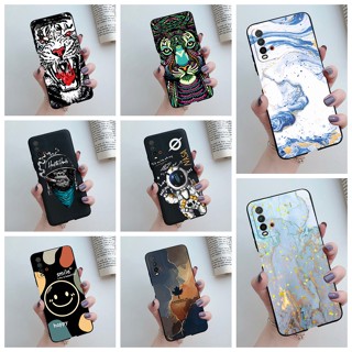 เคสโทรศัพท์ซิลิโคนยาง แบบนิ่ม กันกระแทก สีดํา สําหรับ Xiaomi Redmi 9T Poco M3 Pro