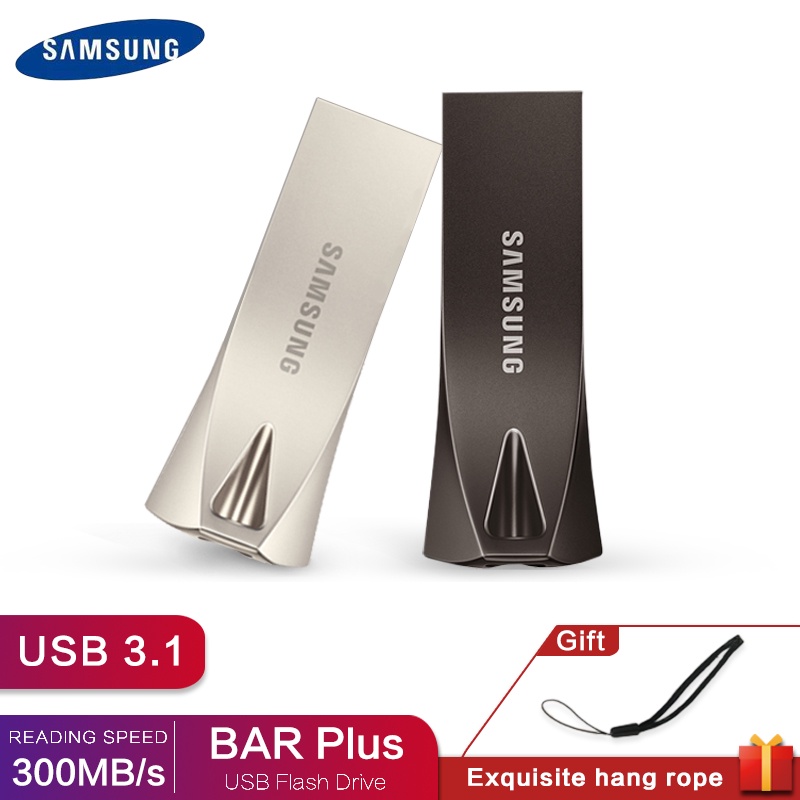 ☾❁Samsung USB Flash Drive Disk 256GB 64GB 128GB Usb3.1 Pen Drive Tiny Pendrive Memory Stick Storage 
