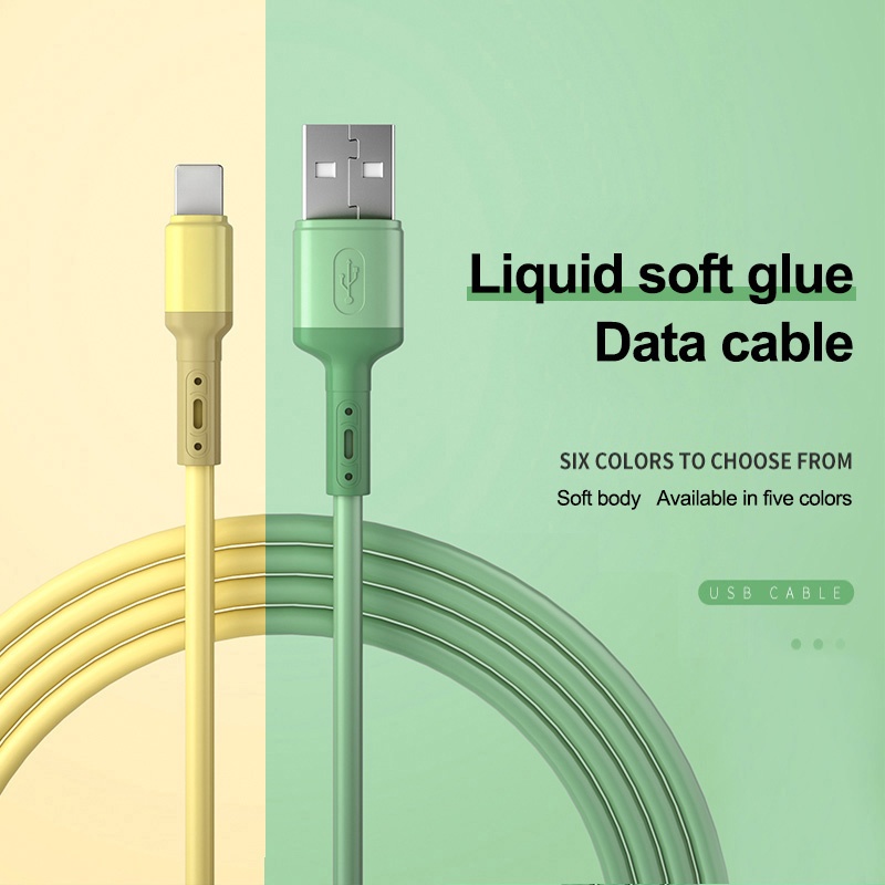 สายชาร์จ 3A สายชาร์จ USB แบบชาร์จไว สําหรับ for phone Android Type-C ความยาวสาย 1/1.5/2 เมตร Fast Charge