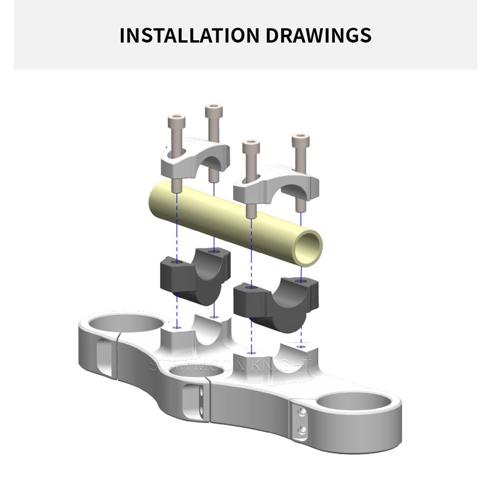 อะแดปเตอร์แคลมป์ยกแฮนด์บาร์ 28 มม. สําหรับ Yamaha XTZ 1200 Super Tenere XT1200Z XT 1200 Z 2014-2023 2021 2020 - รูปที่ 4