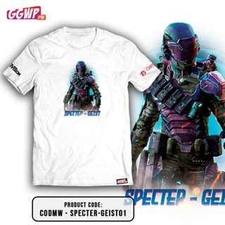 GGWP - Call of Duty Mobile White Dry-Fit Tshirt - Spectre Geist_02