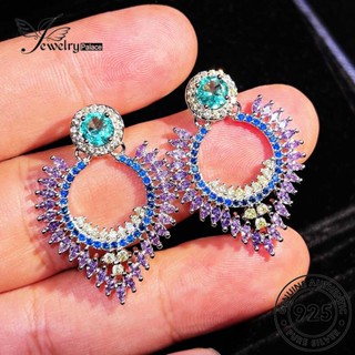 Jewelrypalace ต่างหูสตั๊ด เงิน 925 อเมทิสต์ กลีบดอกไม้ ของแท้ สําหรับผู้หญิง E794