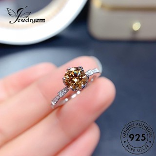 Jewelrypalace แหวนเงินแท้ 925 รูปกรงเล็บหกเหลี่ยม สไตล์คลาสสิก สําหรับผู้หญิง R1868