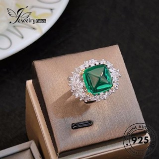 Jewelrypalace แหวนเงินแท้ 925 ทรงสี่เหลี่ยม สําหรับผู้หญิง R2586