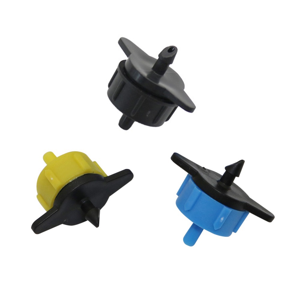 5 ชิ้นการเกษตรความดัน Compensating Dripper Garden Micro ชลประทาน 2L/H 4L/H 8L/H Emitter รดน้ํา Fitti