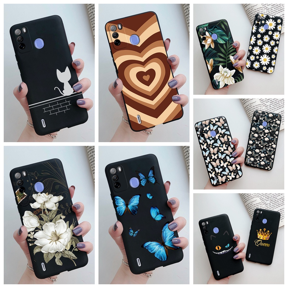 Itel Vision 1 Pro S16 เคส น่ารัก ซิลิโคน สีดํา พิมพ์ลาย เคสโทรศัพท์ Itel Vision1 Pro S 16 เคสนิ่ม