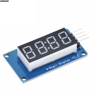 Tm1637 โมดูลจอแสดงผล LED สีแดง สําหรับ Arduino 7-Segment 4-Digit 0.36 นิ้ว