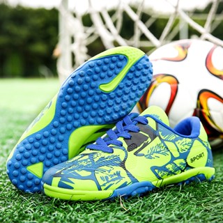 👞⚽รองเท้าฟุตบอล รองเท้ากีฬา รองเท้าฟุตบอล รองเท้าฟุตซอล Soccer Shoes Football Shoes 31-43 TF Futsal Shoes