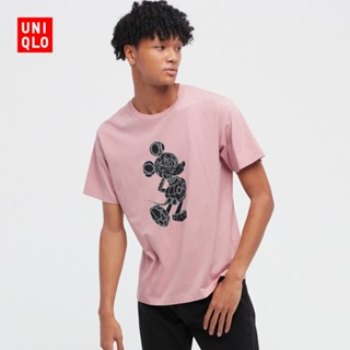 【💘💘】Uniqlo เสื้อยืดแขนสั้น ลายมิกกี้เมาส์ สําหรับผู้ชาย ผู้หญิง (UT) 447188