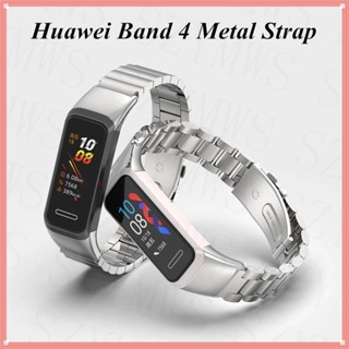 สายนาฬิกาข้อมือโลหะ แบบเปลี่ยน สําหรับ Huawei Band 4 Huawei Band 4 Band 0413