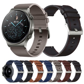 สายนาฬิกาข้อมือหนัง 22 มม. แบบเปลี่ยน สําหรับ Huawei Watch GT 2 GT2 Pro Huawei Honor Watch GT3 46 มม.