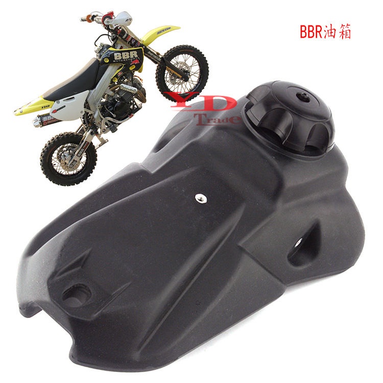 Klx110 ถังน้ํามันเชื้อเพลิง พลาสติก คุณภาพสูง 4 ลิตร อุปกรณ์เสริม สําหรับรถจักรยานยนต์ Kawasaki BBR 