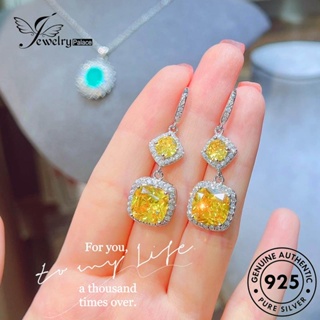 Jewelrypalace ต่างหูเม็ดเดี่ยว เงิน 925 ทรงสี่เหลี่ยม ทับทิม สําหรับผู้หญิง E1211