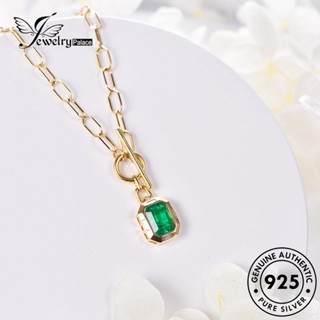 Jewelrypalace สร้อยคอทองคํา 925 ประดับเพชร ทรงสี่เหลี่ยม สร้างสรรค์ สําหรับผู้หญิง N1314