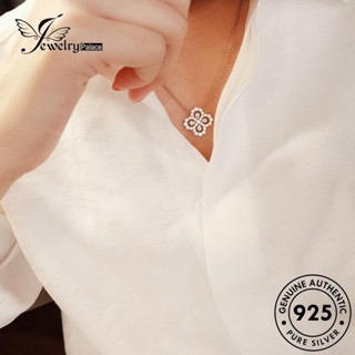 Jewelrypalace สร้อยคอเงิน 925 ประดับเพชรโมอิส แฟชั่น สําหรับผู้หญิง N1517