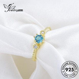 Jewelrypalace แหวนเงิน 925 สีทองน้ํา แฟชั่น สําหรับผู้หญิง R352