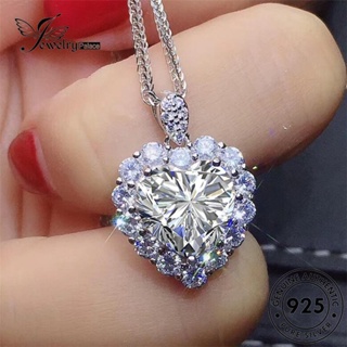 Jewelrypalace สร้อยคอเงิน 925 จี้รูปหัวใจ เครื่องประดับสตรี S19