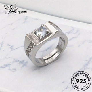 Jewelrypalace แหวนเพชรโมอิส เงิน 925 R1556 สําหรับผู้ชาย