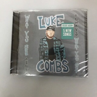 CD Luke Combs What You See Aint Album 2CD ใหม่ยังไม่ได้เปิด