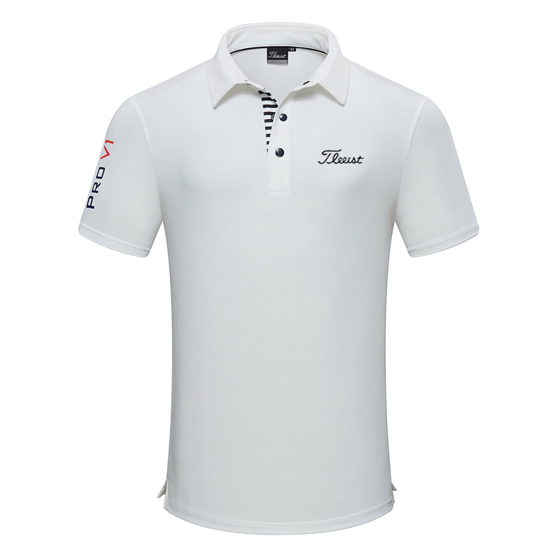Titleist เสื้อโปโลแขนสั้นลําลอง เหมาะกับใส่เล่นกีฬากอล์ฟกลางแจ้ง สําหรับผู้ชาย
