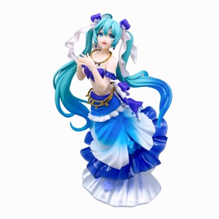 พร้อมส่ง ฟิกเกอร์ รูปปั้นนางเงือก Hatsune Miku เซ็กซี่ สําหรับตกแต่งบ้าน