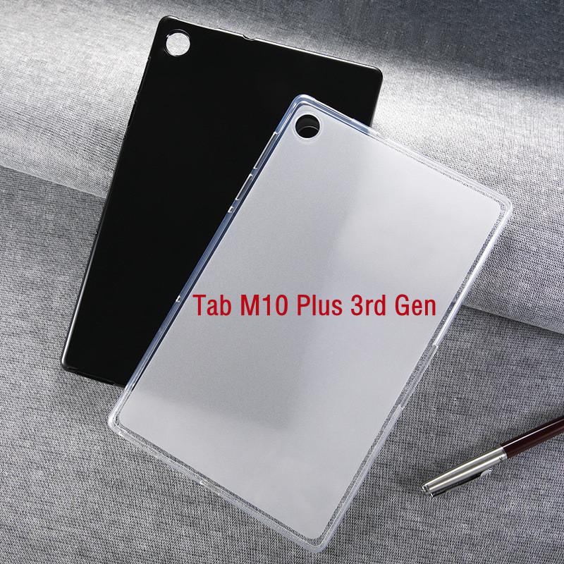 กรณี TPU ใสสำหรับ Lenovo Tab M10พลัส3rd Gen ซิลิคอนนุ่ม F Unda สำหรับ Lenovo Tab M10บวก3rd Gen 10.6 