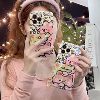 เคสโทรศัพท์มือถือแบบนิ่ม TPU ลายคลื่นทะเล IMD แสงสีฟ้า สําหรับ iphone Case 14 Pro Max 13 Pro Max 12 Pro Max