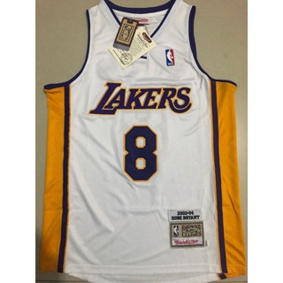 【10 สไตล์】เสื้อกีฬาบาสเก็ตบอล NBA jersey Los Angeles Lakers No.8 KOBE