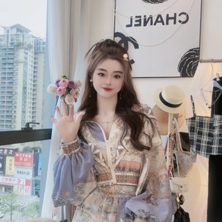 ชุดสูทกางเกง แบบบาง สองชิ้น คุณภาพสูง แฟชั่นเรโทร สําหรับผู้หญิง 2023 606