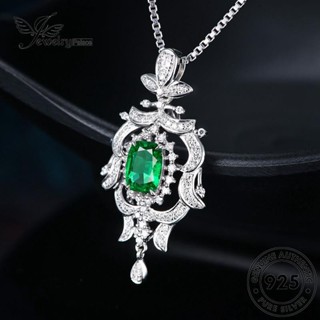 Jewelrypalace สร้อยคอเงินมรกต 925 หรูหรา สําหรับผู้หญิง N1336
