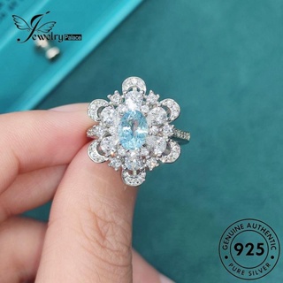 Jewelrypalace แหวนเงิน 925 ประดับอเมทิสต์ ลายดอกไม้ สําหรับผู้หญิง R2234