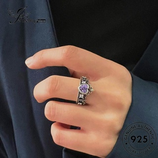 Jewelrypalace แหวนเงิน 925 รูปมงกุฎอเมทิสต์ สไตล์วินเทจ สําหรับผู้หญิง R2420