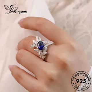 Jewelrypalace แหวนเงิน 925 รูปปีกไพลิน สร้างสรรค์ สําหรับผู้หญิง R2398