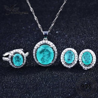 Jewelrypalace สร้อยคอเงิน 925 Aquamarine สําหรับผู้หญิง S90