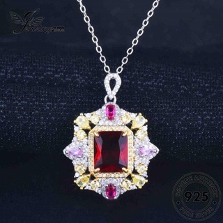 Jewelrypalace สร้อยคอเงิน 925 ประดับทับทิม สําหรับผู้หญิง S258