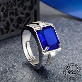 Jewelrypalace แหวนเงินแท้ 925 ทรงสี่เหลี่ยม สําหรับผู้ชาย R320