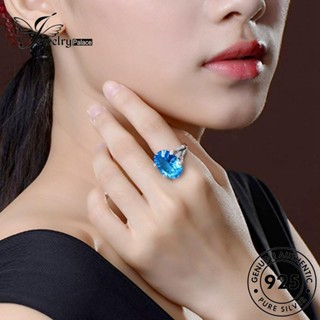 Jewelrypalace Aquamarine แหวนเงิน 925 สําหรับผู้หญิง R1728