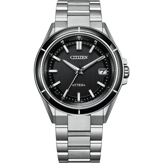 [Citizen] Attesa Act Line Sapphire Bezel นาฬิกาวิทยุ Cb3030-76E สีเงิน สําหรับผู้ชาย