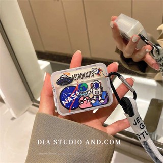 เคสหูฟังบลูทูธ ใส แบบนิ่ม ลายหมี สําหรับ airpods Pro 2 3