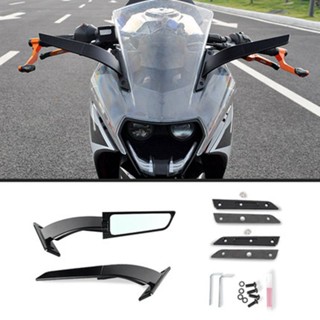 กระจกมองหลัง โลหะผสมอลูมิเนียม CNC สําหรับ KTM RC390 RC200 2014-2021