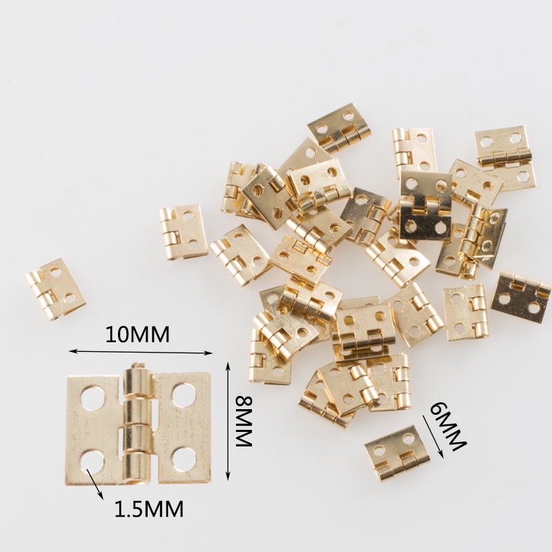 บานพับ ขนาดเล็ก 10x8 มม. 6 ชิ้น