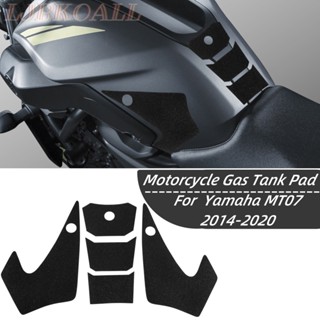 Ljbkoall MT07 สติกเกอร์ติดถังแก๊สรถจักรยานยนต์ กันลื่น สําหรับ Yamaha MT-07 MT 07 2014-2020 2019