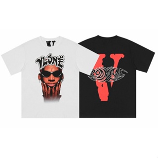 New Style vlone Round Neck Camouflage Men Women Casual Short-Sleeved t-Shirt_02