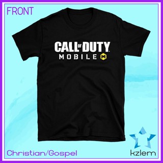 Gamer call of duty mobile round neck t shirt men women unisex tshirt mobile game cotton black_02