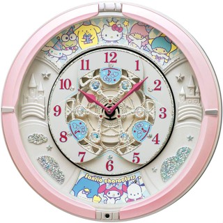 Seiko นาฬิกาแขวนผนัง คาราคุริ ตัวละคร Sanrio อนาล็อก Cq222P