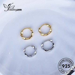 Jewelrypalace ต่างหูห่วง เงิน 925 สีทอง เครื่องประดับสตรี E199